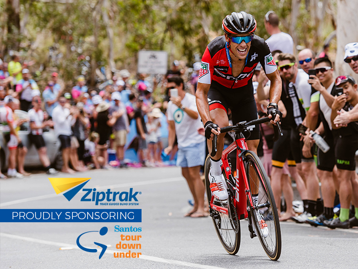 Ziptrak® is sponsoring the Tour Down Under